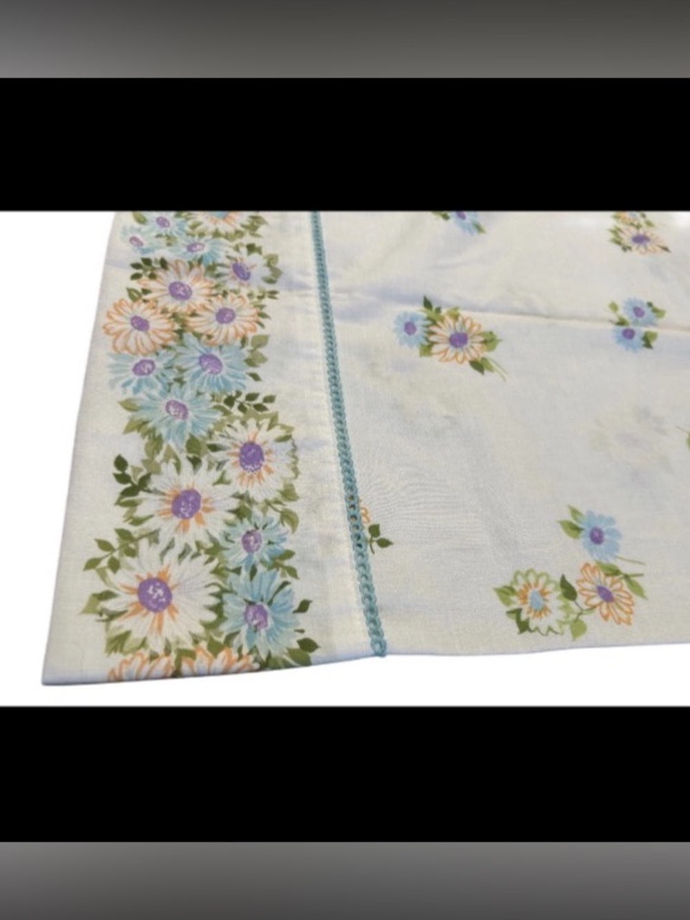 2 Handmade White Cotton Pillow Cases 31” X 18” Quilted Country Cottage Set